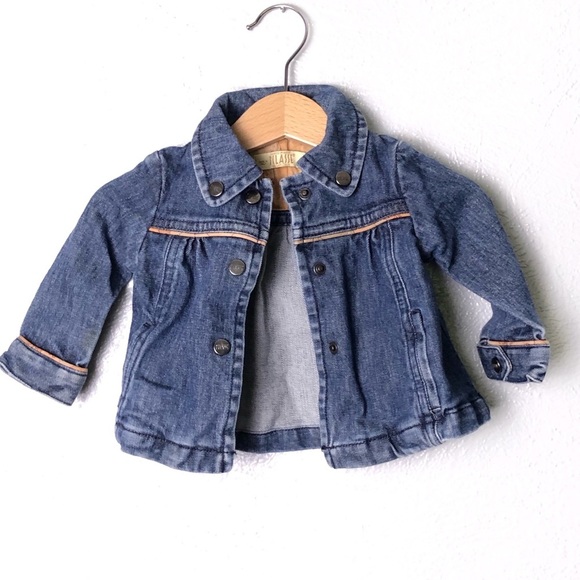 Alviero Martini 1a Classe Denim Jacket Size 6 mon - Picture 1 of 5